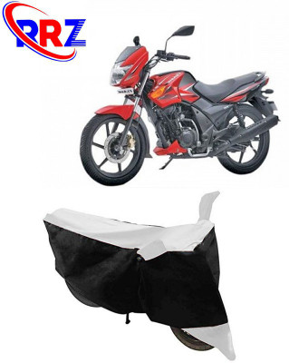 RRZ Waterproof Two Wheeler Cover for TVS(Flame DS 125, Black, White)