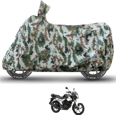 Caronix Waterproof Two Wheeler Cover for Yamaha(SZ R, Green)