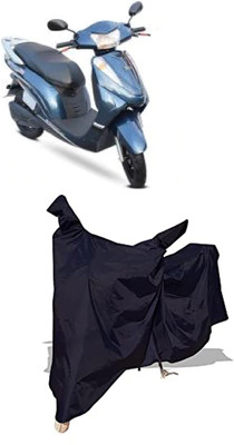 Amexride Two Wheeler Cover for Avon(E Scoot, Black)