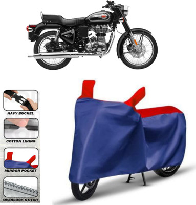 WMIZEXA Two Wheeler Cover for Royal Enfield(Bullet, Red)