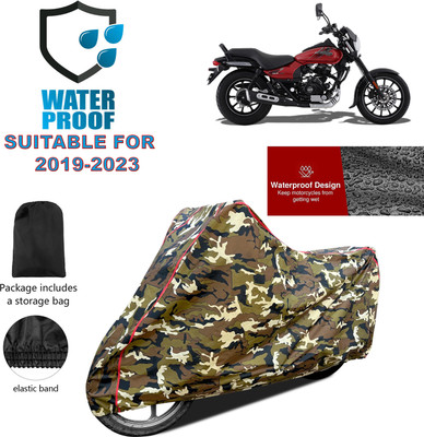 GOSHIV-car and bike accessories Waterproof Two Wheeler Cover for Bajaj(Avenger 150 Street, Yellow)