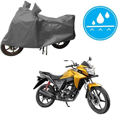 MMSSTAR Waterproof Two Wheeler Cover for Honda(CB Twister, Grey)