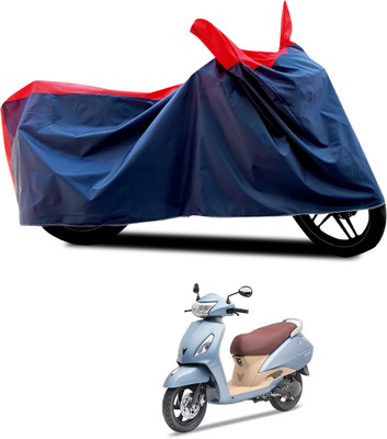 PAGORA Waterproof Two Wheeler Cover for TVS(Jupiter Grande, Black, Red)