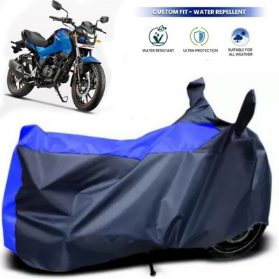 Mdstar Waterproof Two Wheeler Cover for Hero(Xtreme 160 R, Blue)
