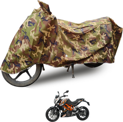 Auto Hub Waterproof Two Wheeler Cover for KTM(390 Duke, Multicolor)