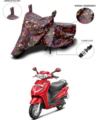 Genipap Two Wheeler Cover for Hero(Duet VX 110CC, Multicolor)