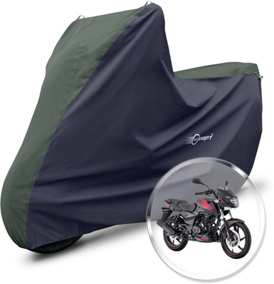 Neodrift Two Wheeler Cover for Bajaj(Pulsar 150, Green, Black)