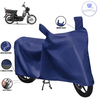 MADAFIYA Waterproof Two Wheeler Cover for TVS(XL 100 Comfort, Blue)