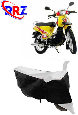 RRZ Waterproof Two Wheeler Cover for Kinetic(K4, Black, White)