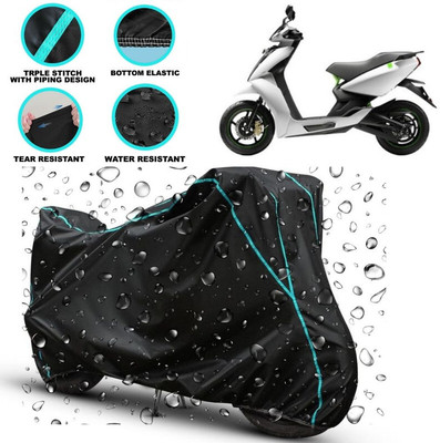 kerwa Waterproof Two Wheeler Cover for Ather(450 X, Black)