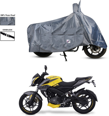 EGAL Waterproof Two Wheeler Cover for Bajaj(Pulsar NS200, Grey)