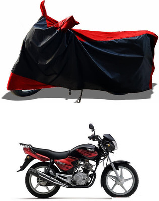 DeepShakshi AUTOMOTIVE Waterproof Two Wheeler Cover for Yamaha(YBR 110, Red)