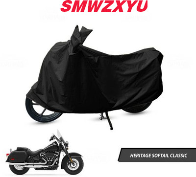 smwzxyu Waterproof Two Wheeler Cover for Harley Davidson(XL 1200, Black)