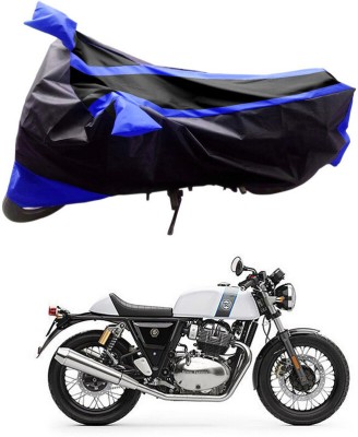 Ascension Two Wheeler Cover for Royal Enfield(Continental GT, Black, Blue)