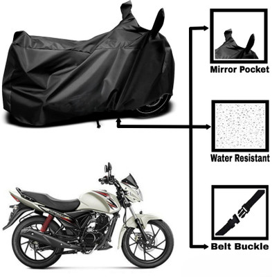 DeepShakshi AUTOMOTIVE Two Wheeler Cover for Suzuki(Sling Shot Plus, Black)