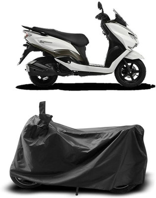 KEDIT Two Wheeler Cover for Suzuki(Burgman Street 125, Black)