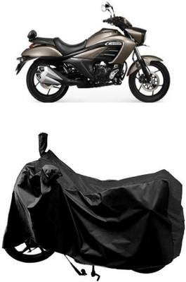 AutoKick Two Wheeler Cover for Suzuki(intruder 150, Black)