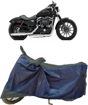 AutoFave Two Wheeler Cover for Harley Davidson(Iron 883, Multicolor)