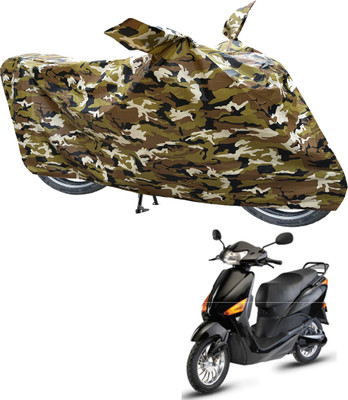 RiderShine Waterproof Two Wheeler Cover for Hero(Electric Optima Plus BS6, Multicolor)
