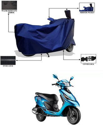 CODOKI Waterproof Two Wheeler Cover for TVS(Scooty Zest, Blue)