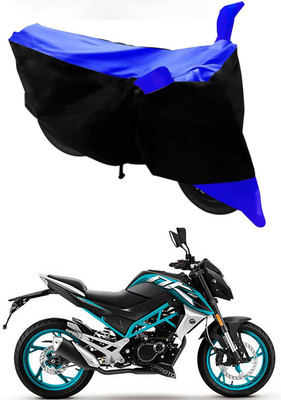 Furious3D Two Wheeler Cover for CFMoto(150NK, Blue, Black)