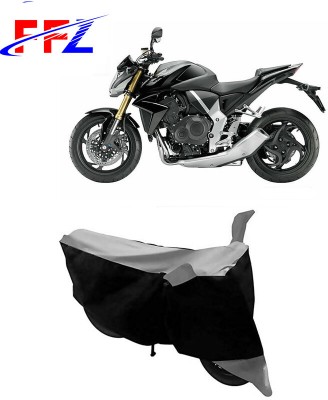 FFZ Waterproof Two Wheeler Cover for Honda(CB1000R Plus, Black, Grey)