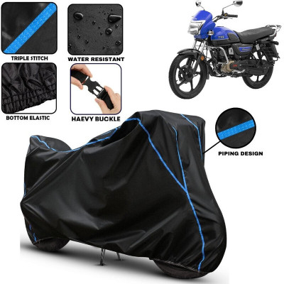 AutoGalaxy Two Wheeler Cover for TVS(Radeon, Black)
