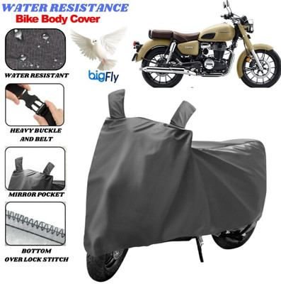 BigFly Two Wheeler Cover for Honda(Hness CB350, Grey)