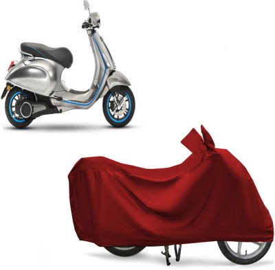 EGAL Two Wheeler Cover for Vespa(Elettrica BS6, Maroon)