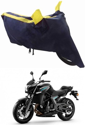 AutoTiger Two Wheeler Cover for CFMoto(650 NK, Black, Yellow)