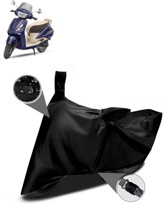 PAGORA Waterproof Two Wheeler Cover for TVS(Jupiter, Black)