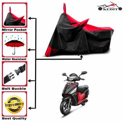 AASHTIK MART Two Wheeler Cover for Hero(Maestro Edge 125, Red, Black)