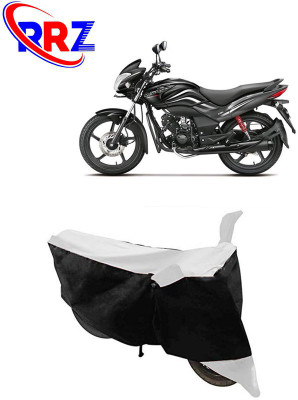 RRZ Waterproof Two Wheeler Cover for Hero(Passion Xpro, Black, White)