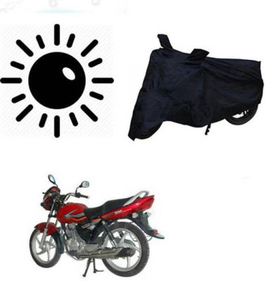RAAMKM Two Wheeler Cover for Hero(Vespa SXL 125, Black)