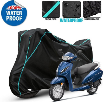 AutoGalaxy Waterproof Two Wheeler Cover for Honda(Activa 3G, Black, Blue, Multicolor)