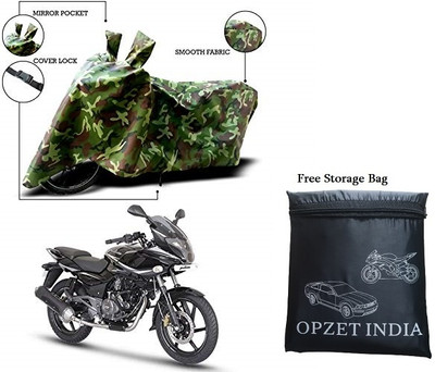 OPZET INDIA Waterproof Two Wheeler Cover for TVS(Pulsar 125, Green)