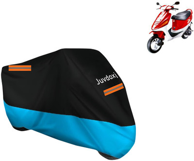 Juvdoxj Waterproof Two Wheeler Cover for Mahindra(Kine, Blue)