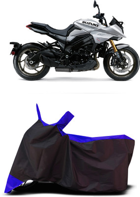 VESMEI Two Wheeler Cover for Suzuki(Katana BS6, Blue)