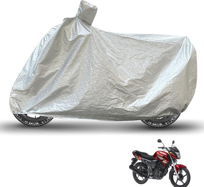 Caronix Waterproof Two Wheeler Cover for Yamaha(SZ X, Silver)