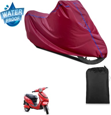 PAGORA Waterproof Two Wheeler Cover for Hero(Electric Photon BS6, Maroon)