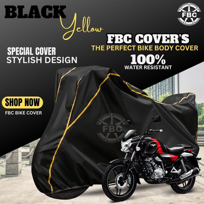OliverX Waterproof Two Wheeler Cover for Bajaj(V15, Black)