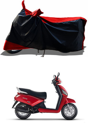 DeepShakshi AUTOMOTIVE Waterproof Two Wheeler Cover for Mahindra(Gusto, Red)