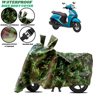 SRP PRODUCT Waterproof Two Wheeler Cover for Yamaha(Fascino, Green)