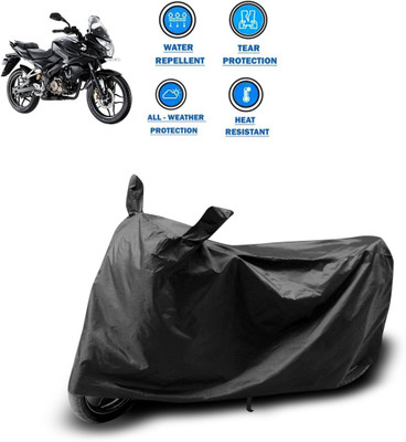 DeepShakshi AUTOMOTIVE Two Wheeler Cover for Bajaj(Pulsar AS 150, Black)
