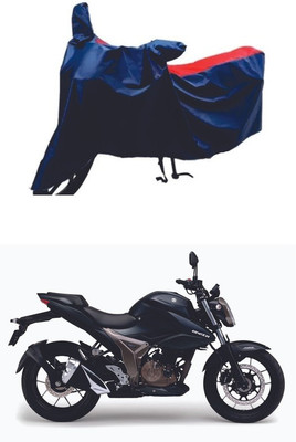 OliverX Waterproof Two Wheeler Cover for Suzuki(Gixxer 250, Red, Blue)