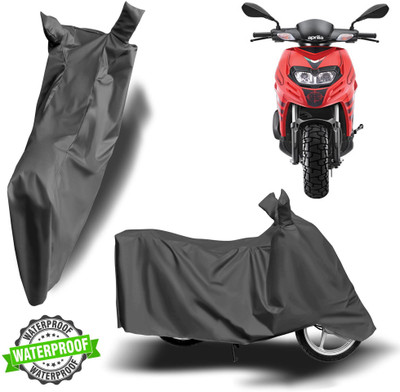 ROYAL AUTO MART Waterproof Two Wheeler Cover for Aprilia(Strom ZX, Grey)