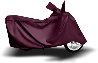 HWSXQAE Waterproof Two Wheeler Cover for Yamaha(Fascino 125 FI, Maroon)