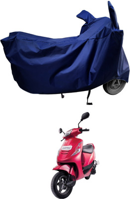 Amexride Two Wheeler Cover for Mahindra(Kine, Blue)