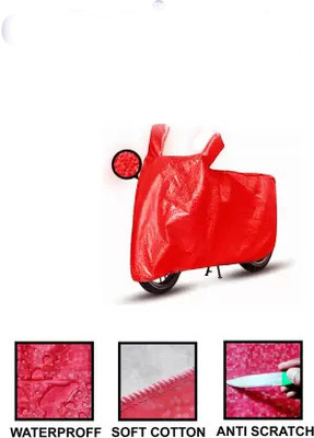 SHOBHNATH TRADING Two Wheeler Cover for Bajaj(Avenger 220 DTS-i, Red)