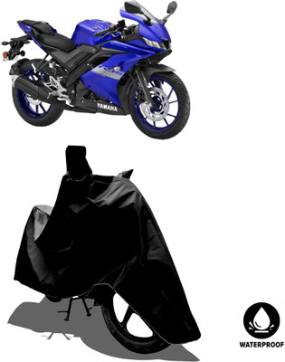 Amexride Waterproof Two Wheeler Cover for Yamaha(YZF R15 V3, Black)